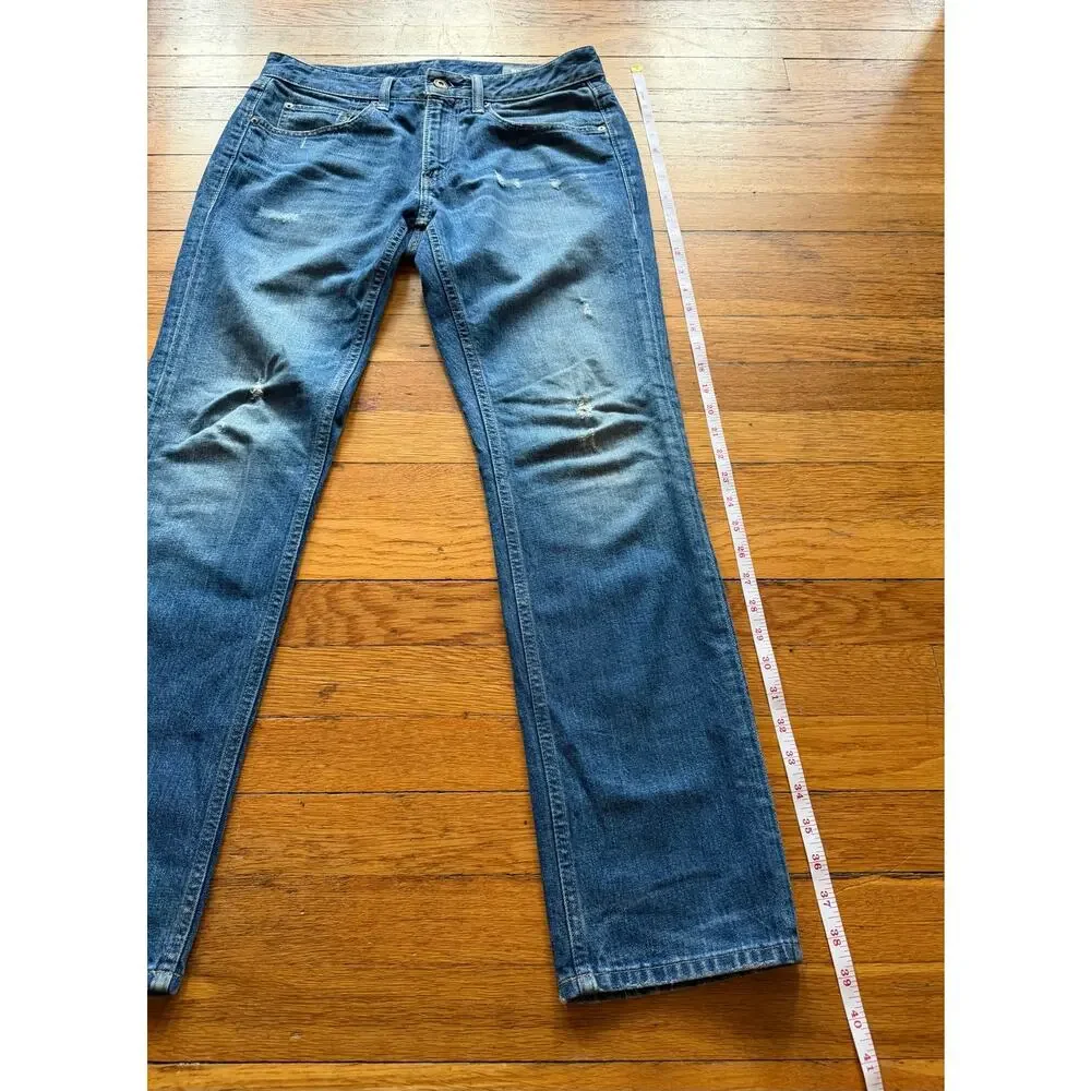 BONOBOS 'The Blue Jean' Slim Distressed Denim Mens sz 30/30